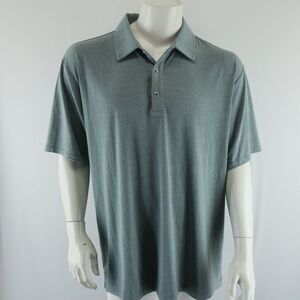 Free Fly Bamboo Flex Polo Shirt Mens 2XL XXL‎ Light Green